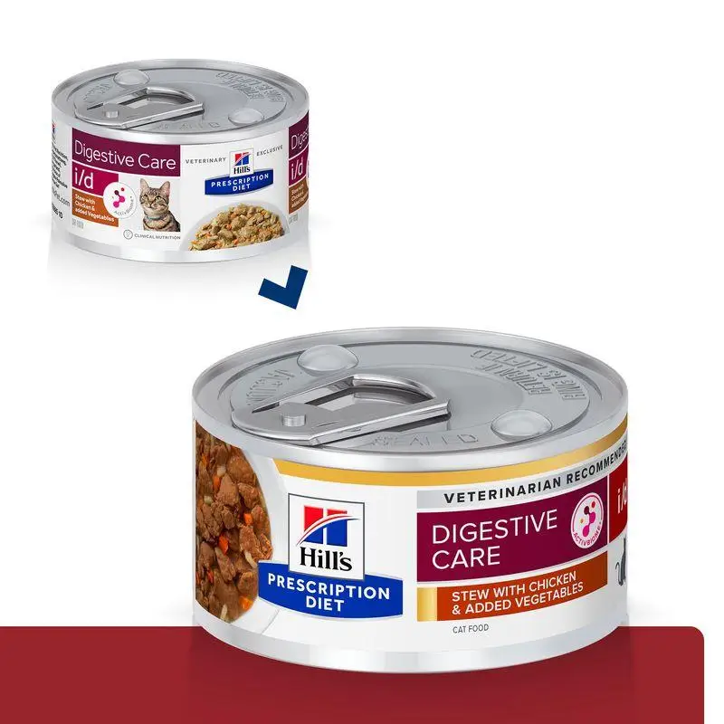 Hill'S I/D Estofado 82 g, Lata(Enfermedad Gastrointestinal) Alimento para Gatos - Image 6