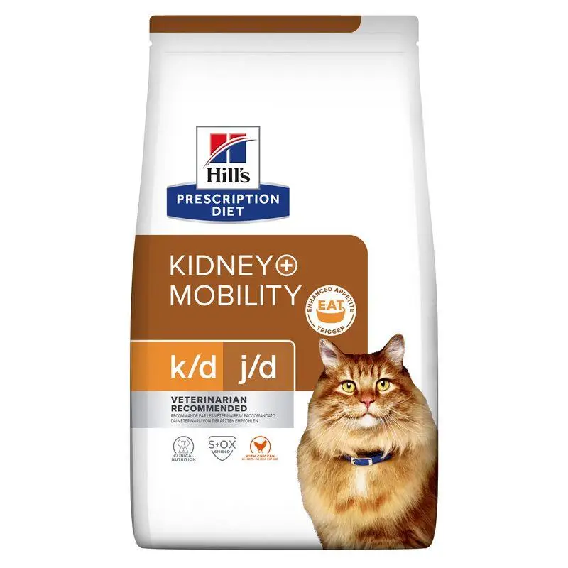 Hill'S K/D+ Mobility 3 kg Alimento para Gatos