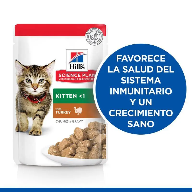Hill'S Science Plan Kitten Pavo 85 g Sobre Alimento para Gatos - Image 4