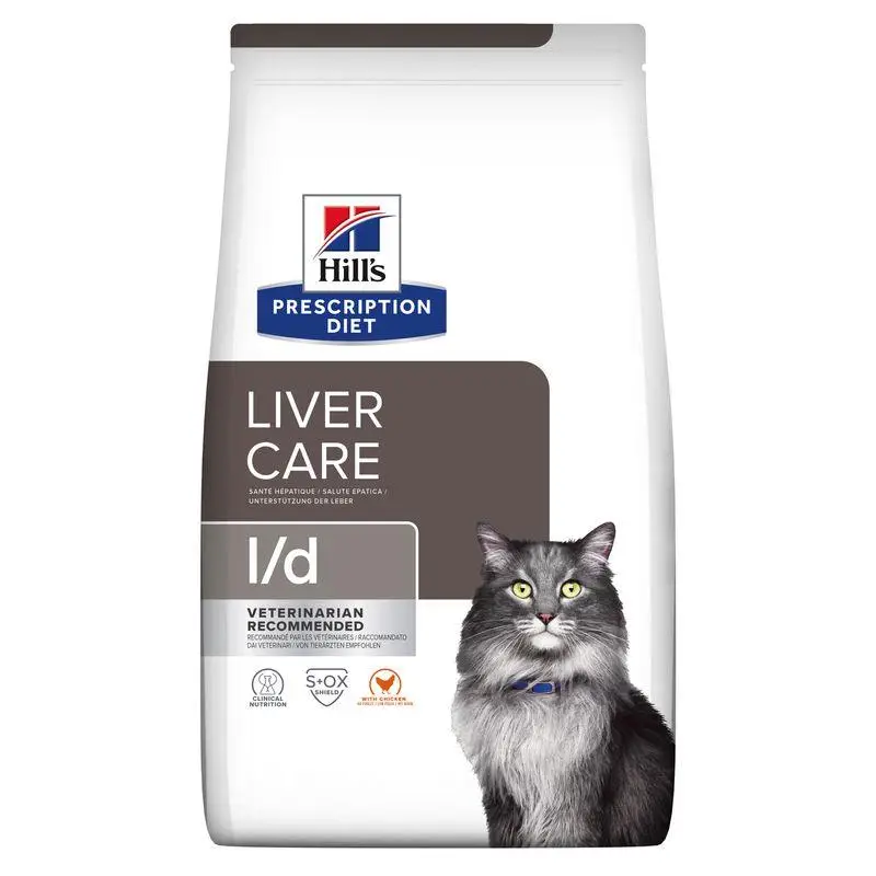 Hill'S L/D 1,5 kg - Pienso para Gatos con Problemas Hepáticos