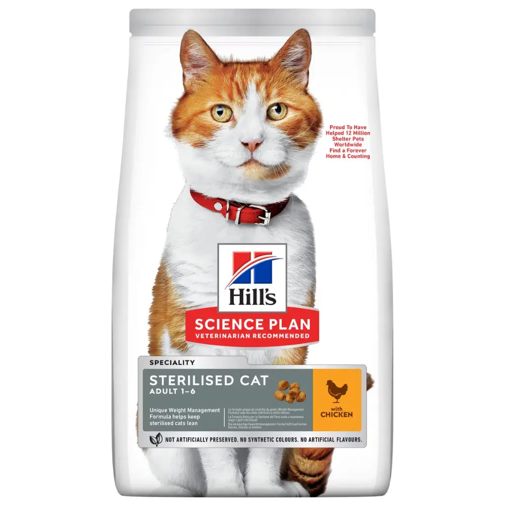 Hill'S Science Plan Adult Sterilized Cat Pollo Pienso para Gatos