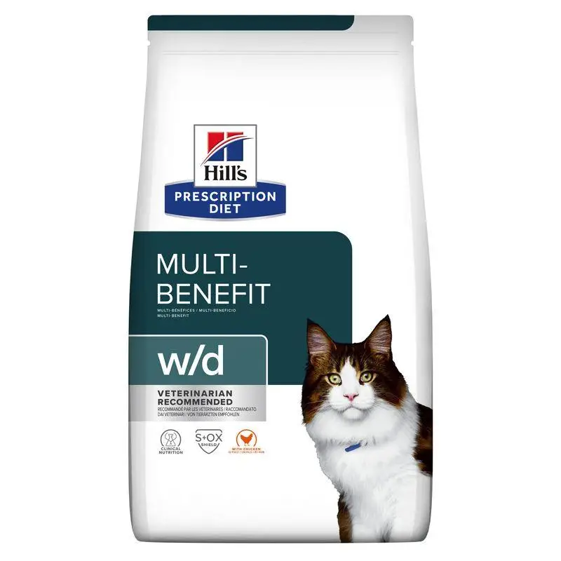 Hill'S W/D 3 kg Alimento para Gatos