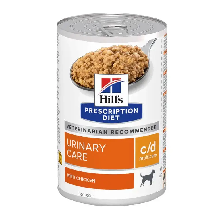Hill'S C/D Multicare Lata con Pollo 370 g - Cuidado Urinario Alimento para Perros