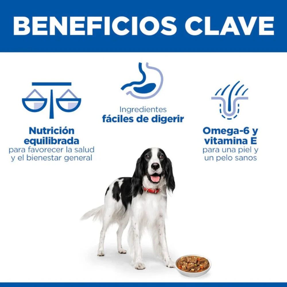 Hill's Science Plan Adult Estofado con Vacuno y Verduras Lata Húmeda para Perros - Image 3