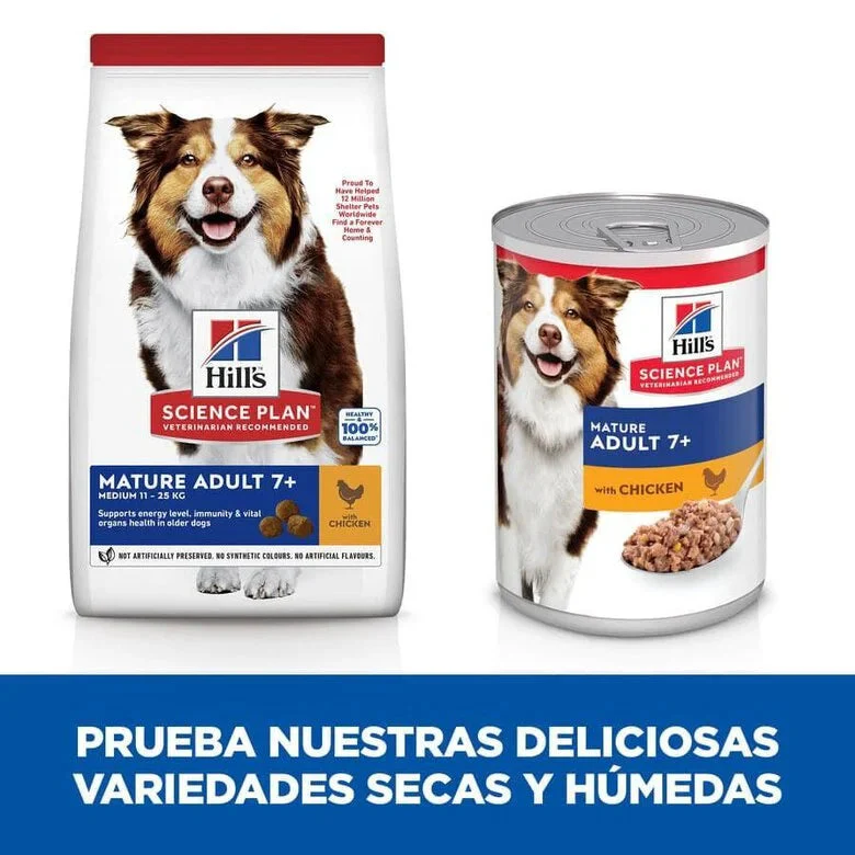 Hill's Science Plan Mature Adult 7+ Medium Pollo Pienso para Perros - Image 2
