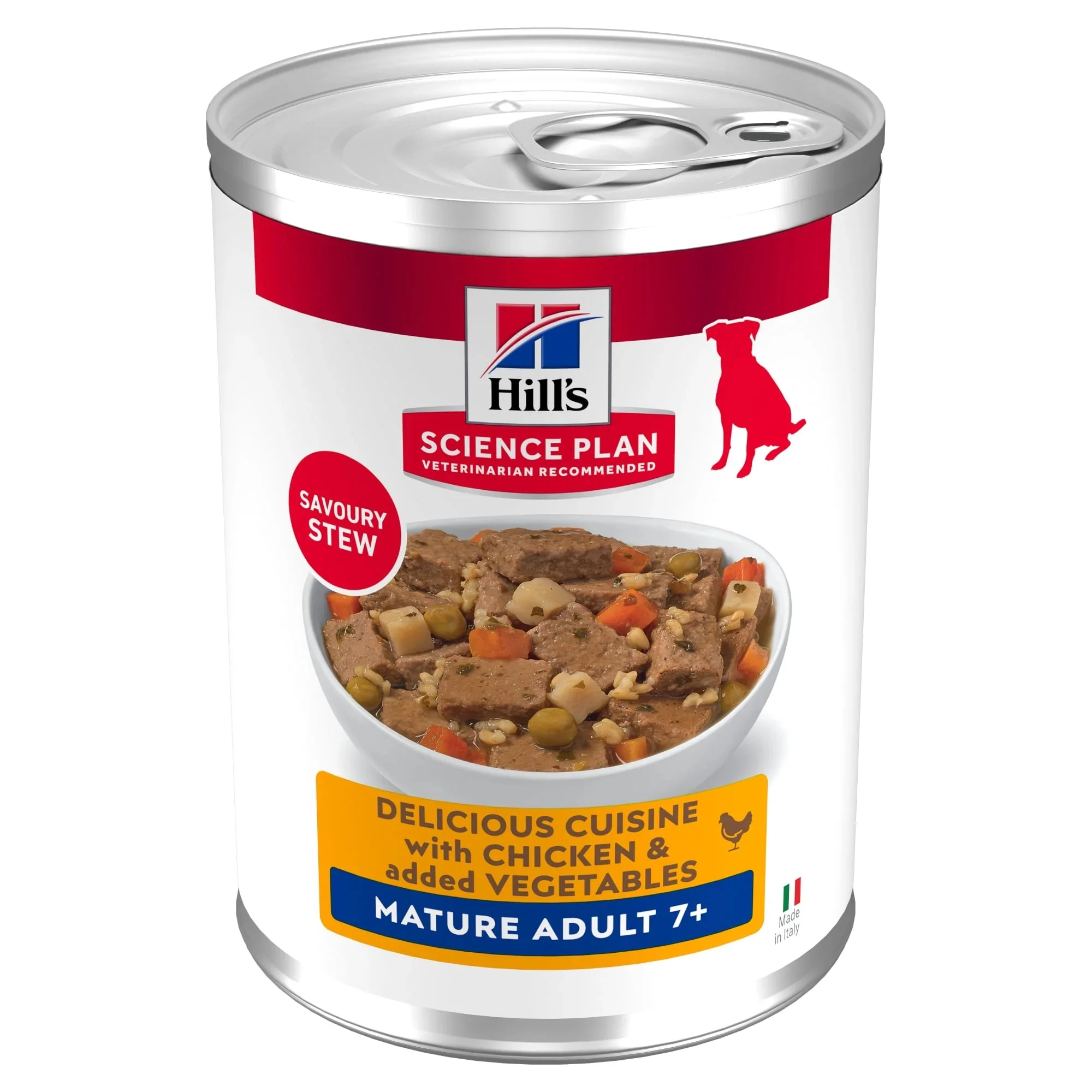 Hill's Science Plan Mature Adult Estofado con Pollo y Verduras Lata Húmeda para Perros