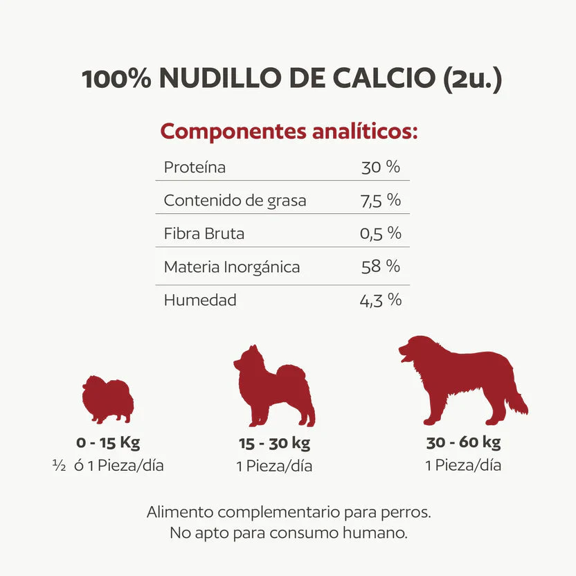 Hobbitalf Nudillo de Ternera de Calcio Pack 2 Snack Natural para Perros - Image 5