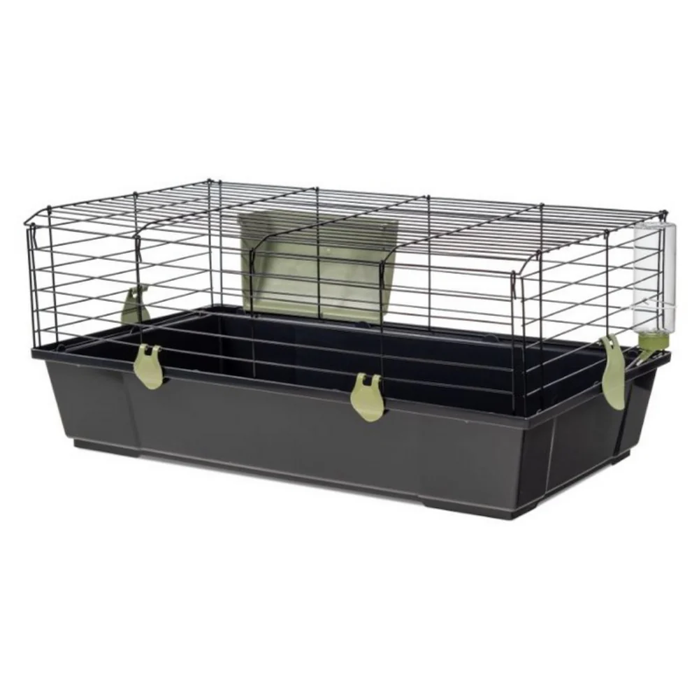 Jaula Conejos 520 Negra (80X46X35 Cm) Plegable - Image 2