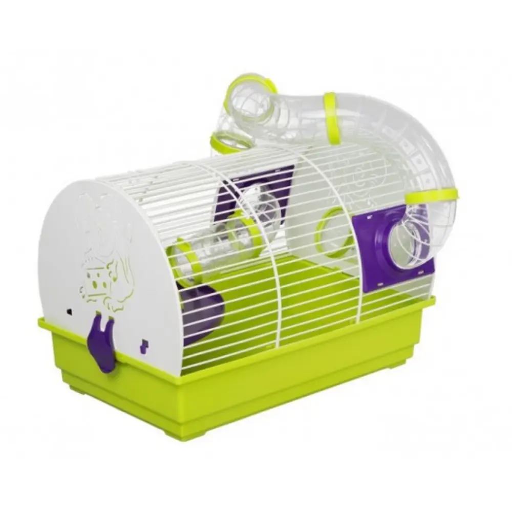 Jaula Hamster Ruso 112 Blanca (39X25,5X27 Cm)