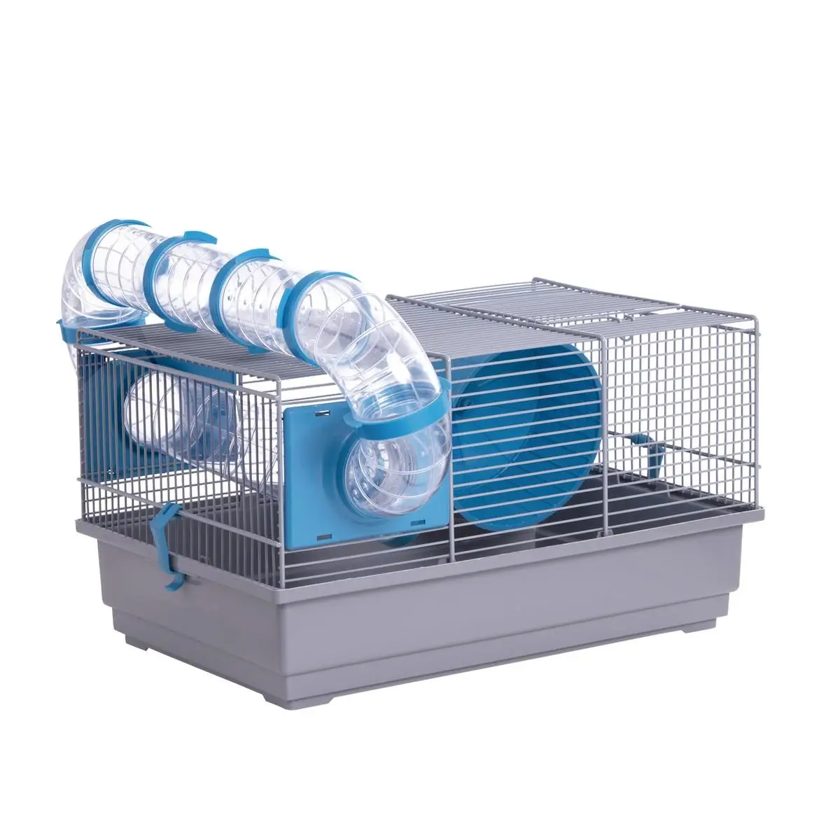 Jaula Hamster Ruso 115 Gris (39X25,5X22 Cm)