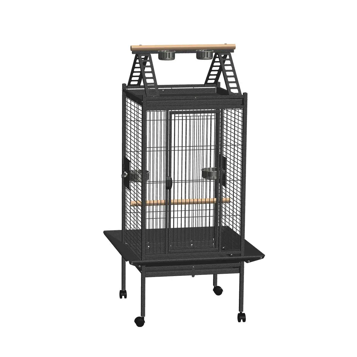 Jaula Loro 75 X 75 X 156 Cm Gris 891 Voltrega