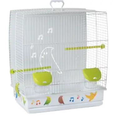Jaula Pajaro 645 Kids Blanca (39X25,5X45 Cm)