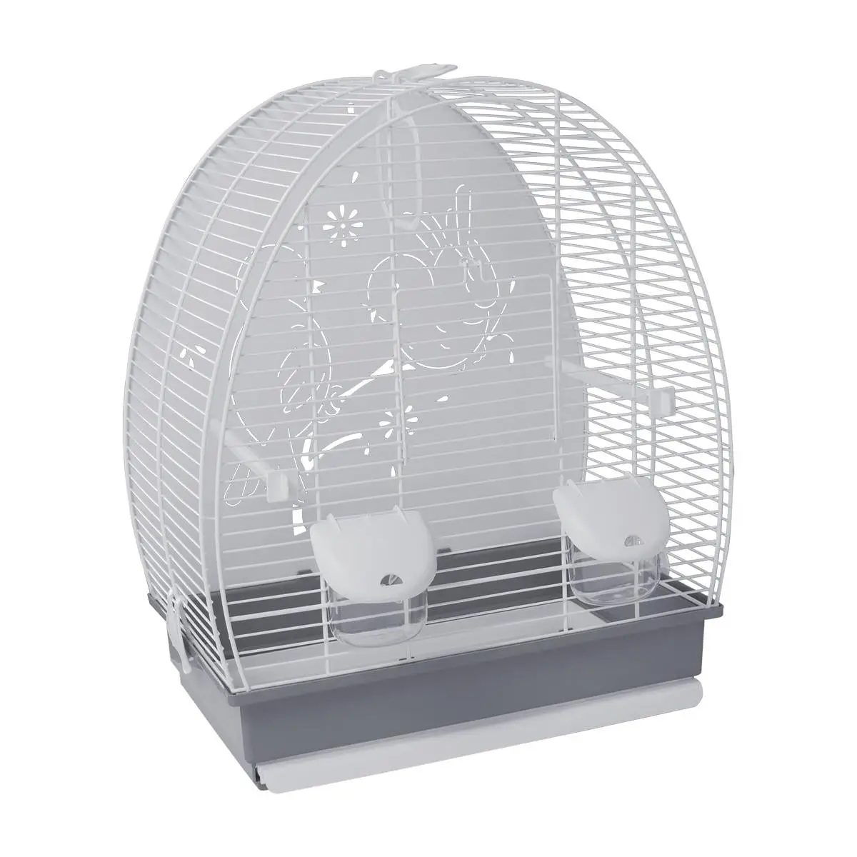 Jaula Pajaro 671 Blanca (41,5X25,5X48,5 Cm)