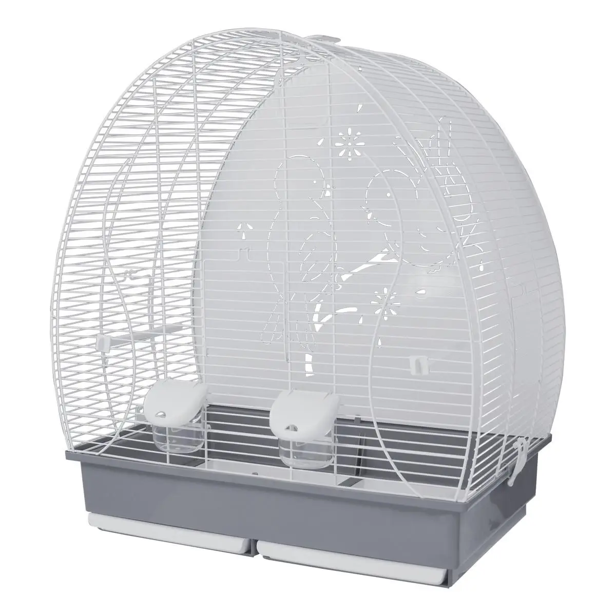 Jaula Pajaro 673 Blanca (62X35,5X67 Cm)