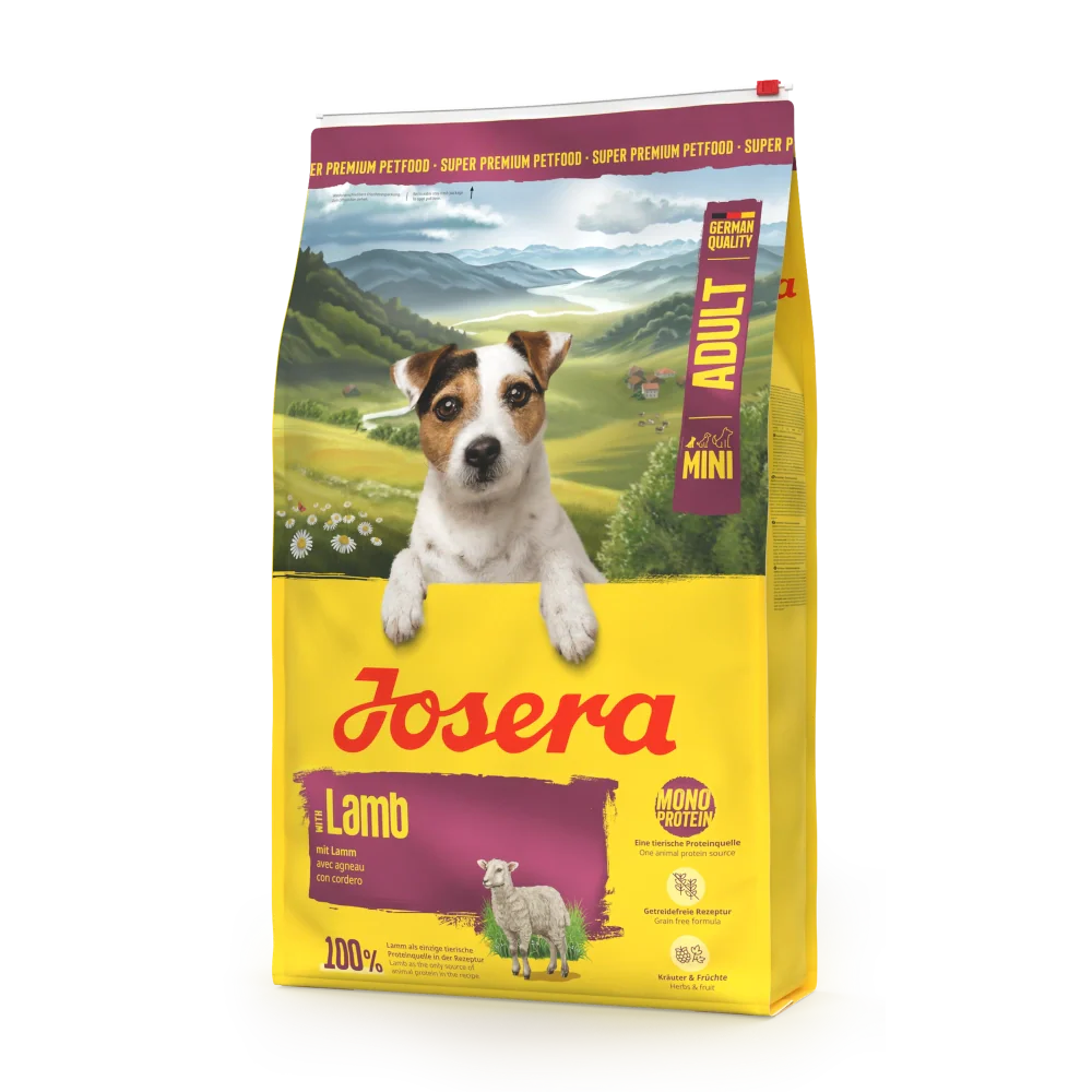 Josera Mini Cordero Pienso Sin Cereales para Perros