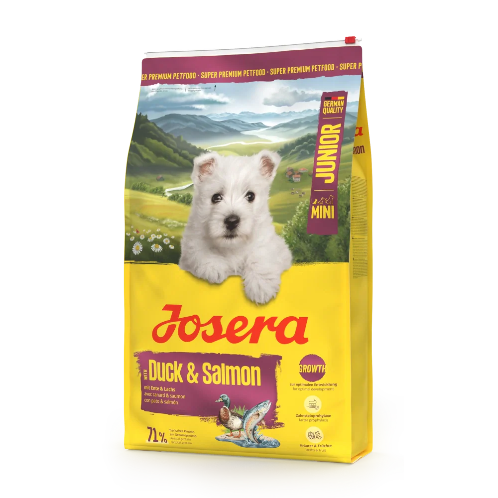 Josera Mini Junior Pato y Salmón Pienso para Cachorros