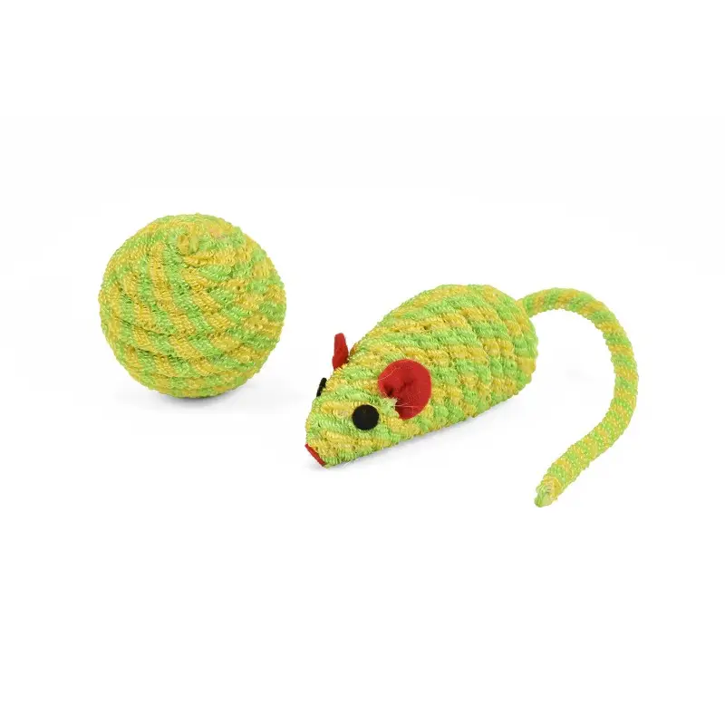Juguete Gato Pack Pelota y Ratón - Image 2
