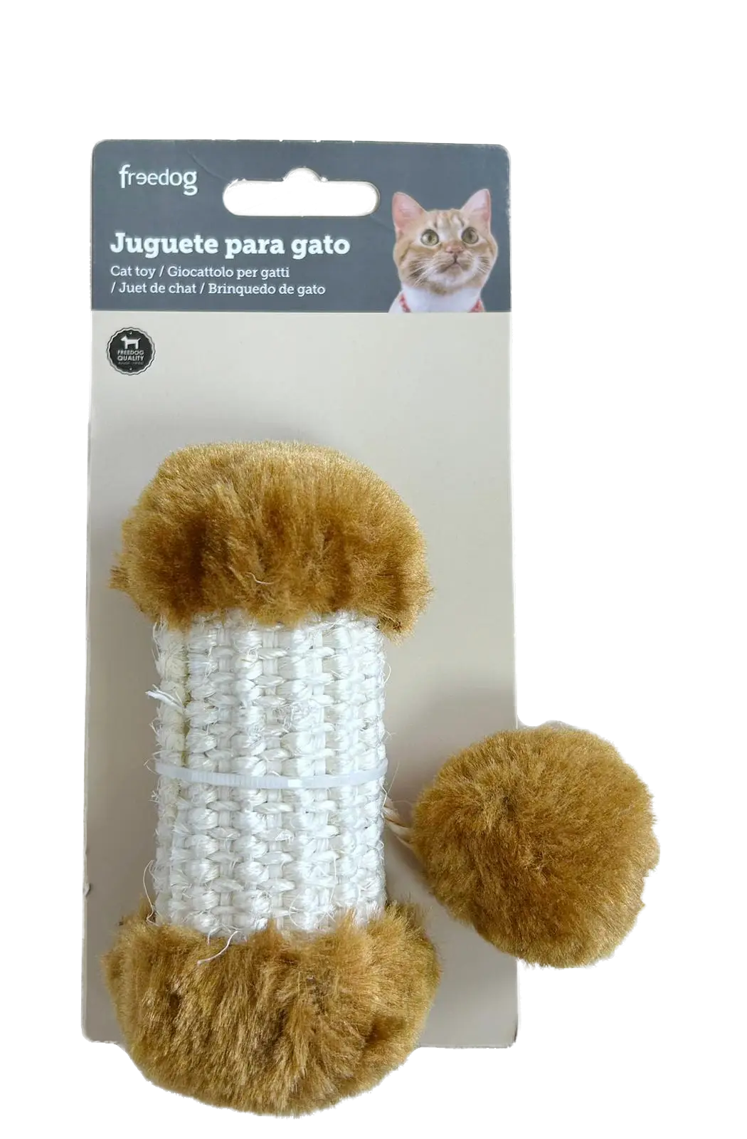 Rascador para Gatos mini marrón 11x9 cm Freedog