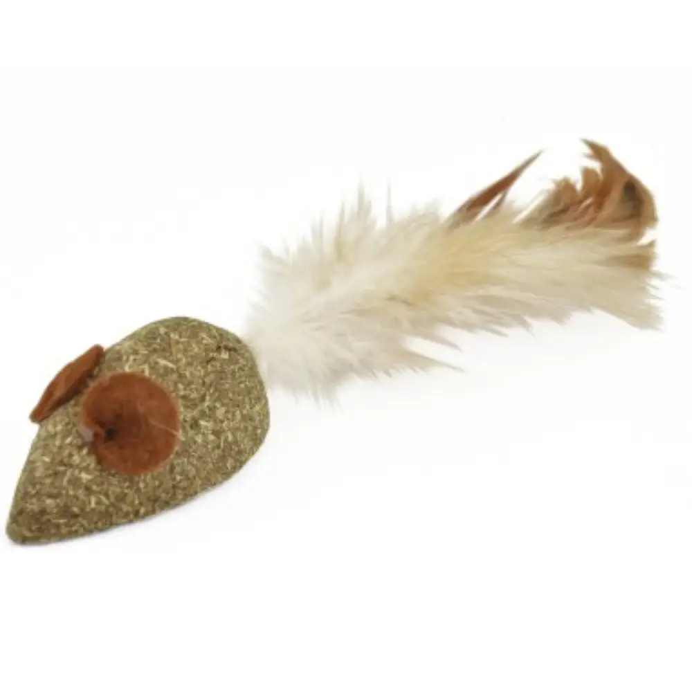 Juguete Gatos Nayeco Raton Catnip con Pluma 5 cm
