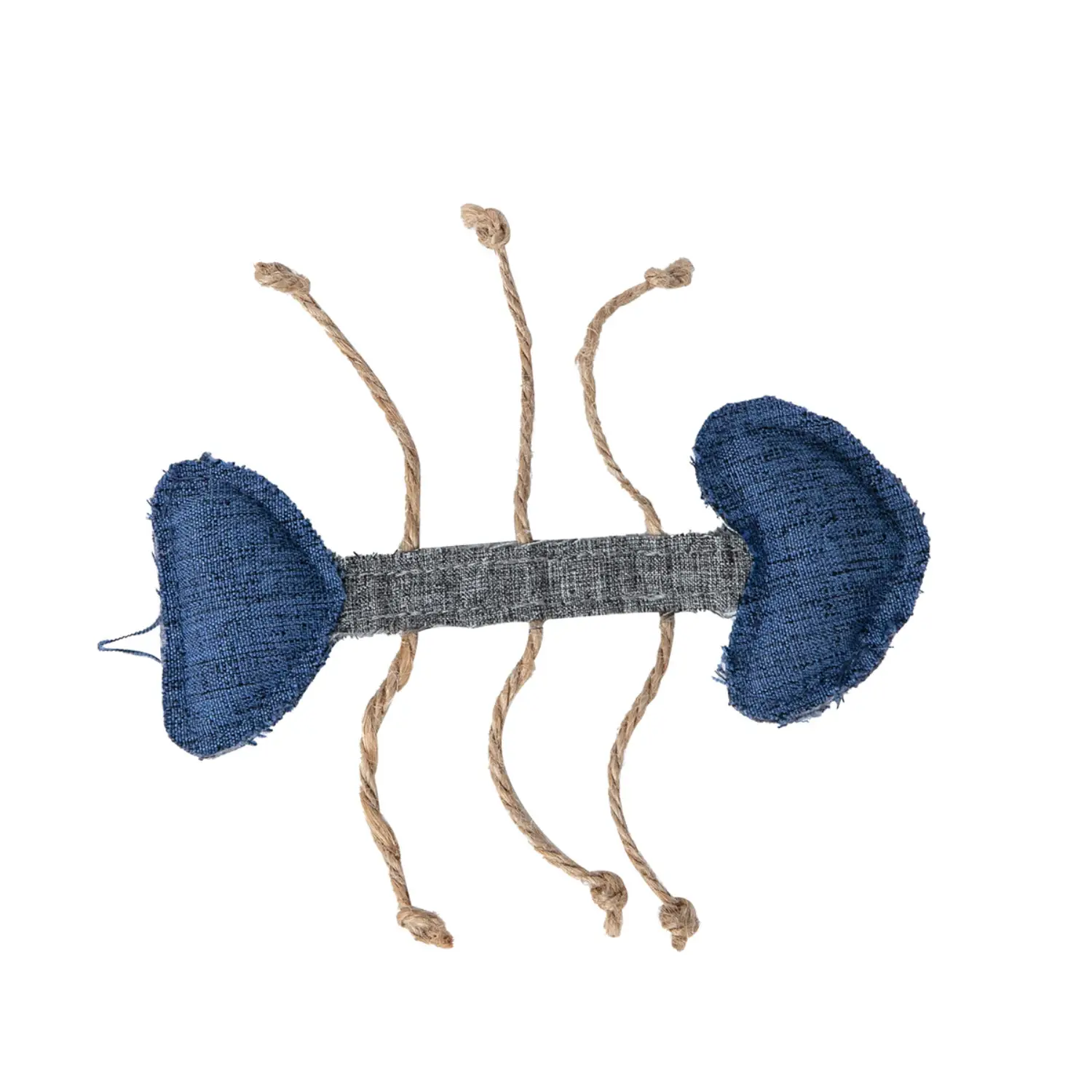 Juguete para Gato FishBone Reciclado con Catnip 14,5x5,5 cm