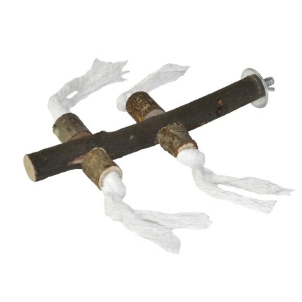 Juguete Para Pajaro Natural Stick Cuerda