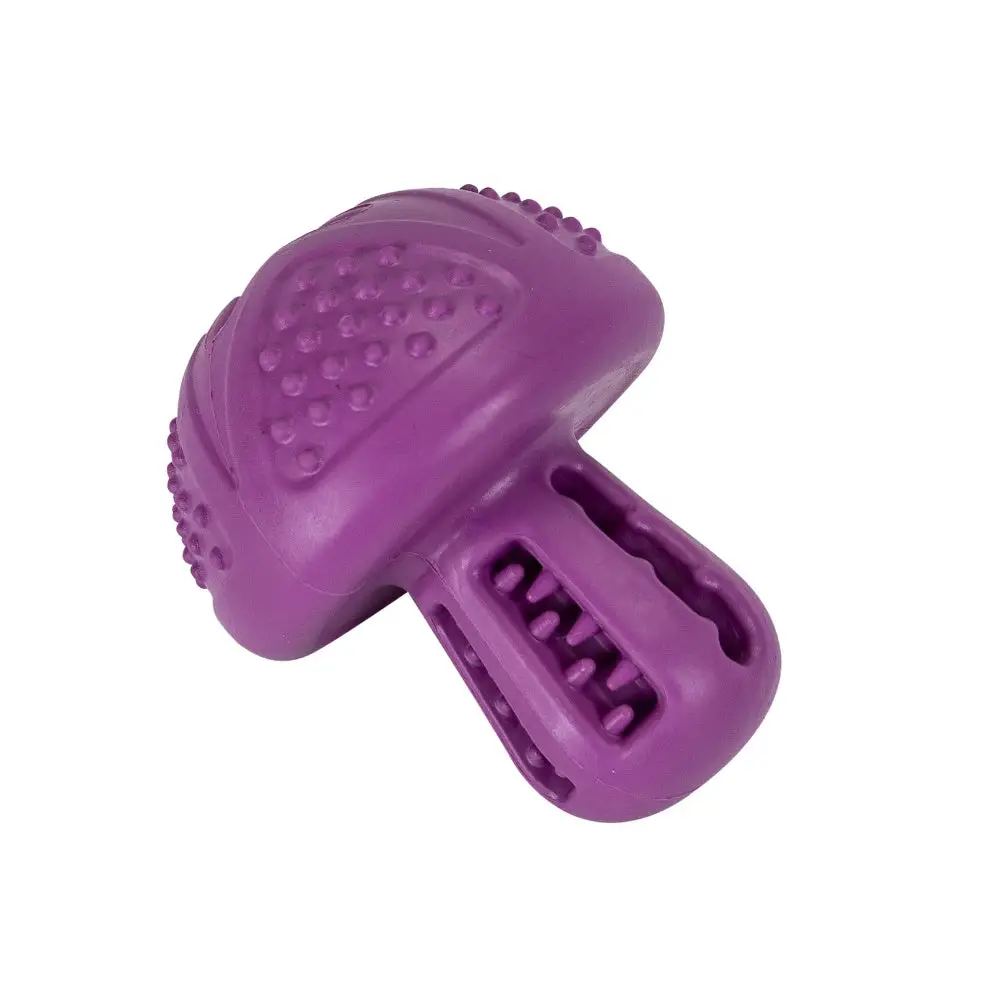 Juguete Perro Goma Snack Magic Mushroom Violeta 8.7x7 cm