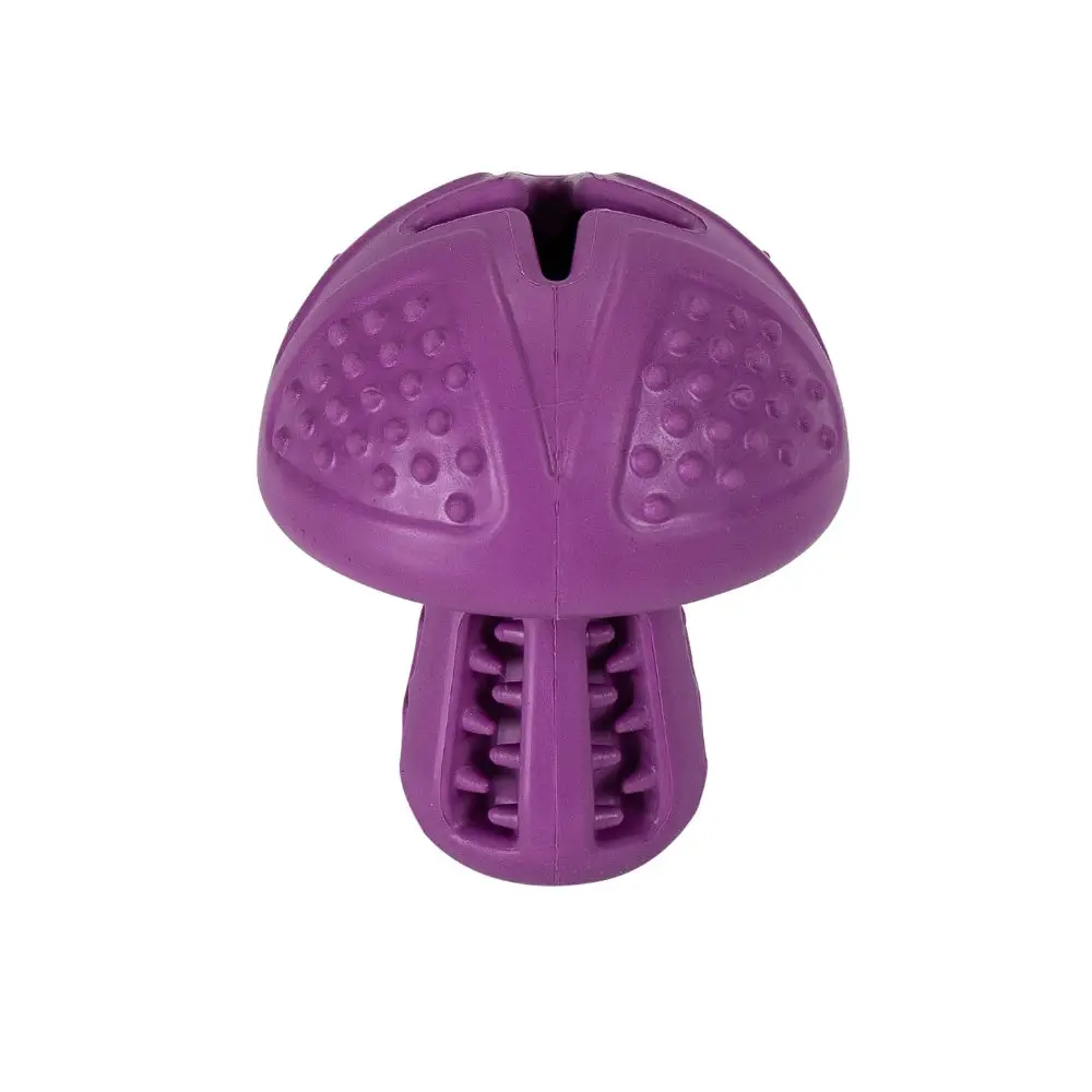 Juguete Perro Goma Snack Magic Mushroom Violeta 8.7x7 cm - Image 2