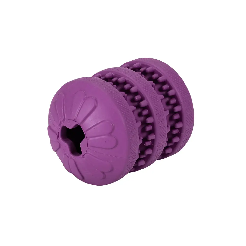 Juguete Perro Goma Snack Roller Violeta 8x6x6 cm - Image 2