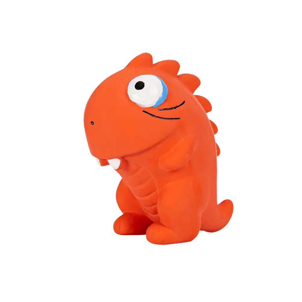 Juguete Perro Látex Dino 12x11x8 cm