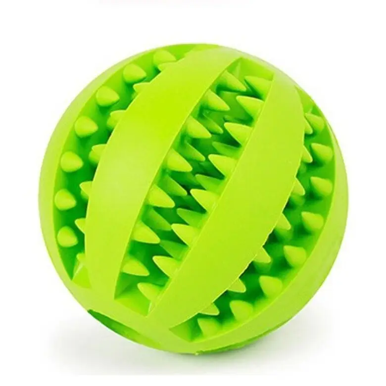 Juguete Perro Pelota Dental 7 cm Verde