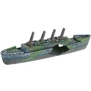 Flamingo Adorno Acuario Titanic 37,5X6X10 cm
