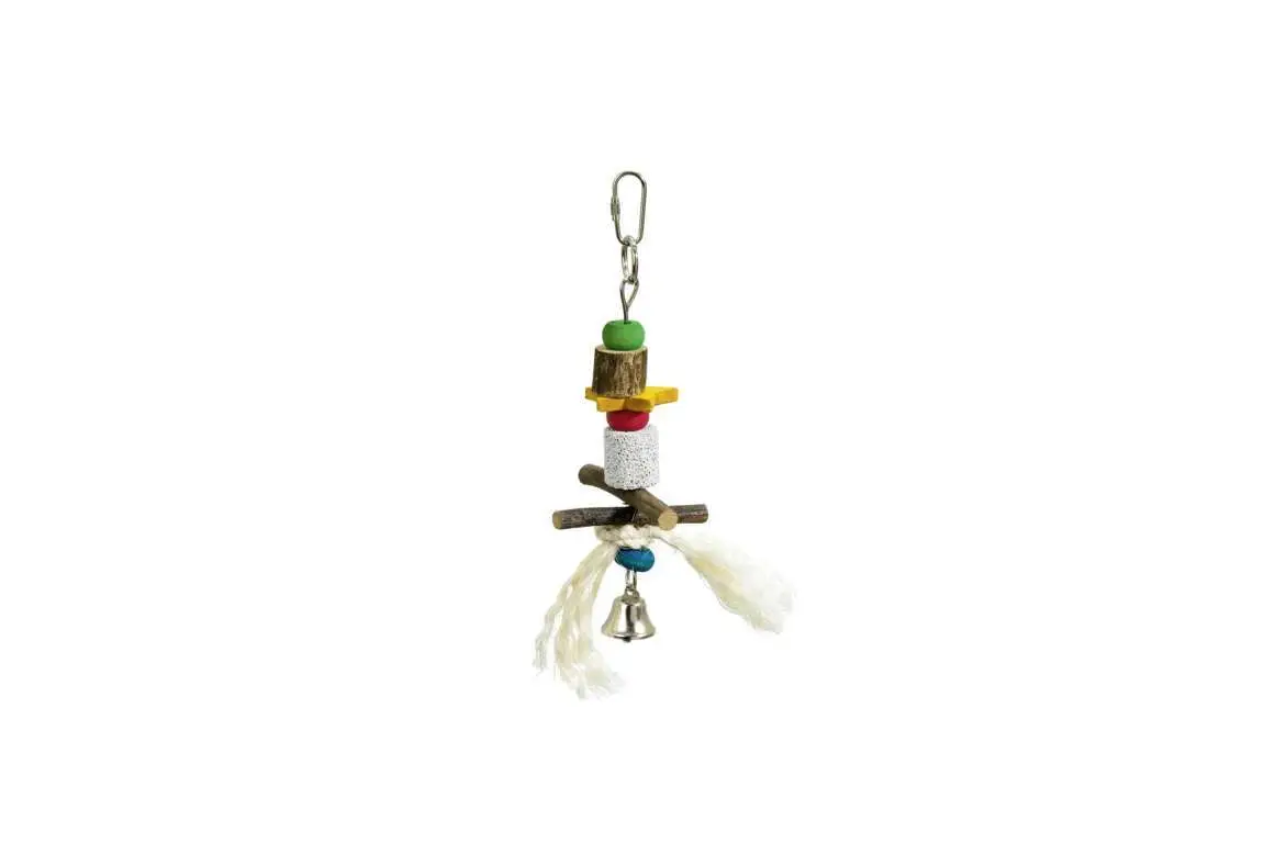 Karlie Colgador Pajaro Madera,Campana,Piedra y Lava - Image 2