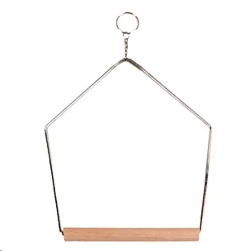 Flamingo Columpio Palo de Madera 9X12 cm