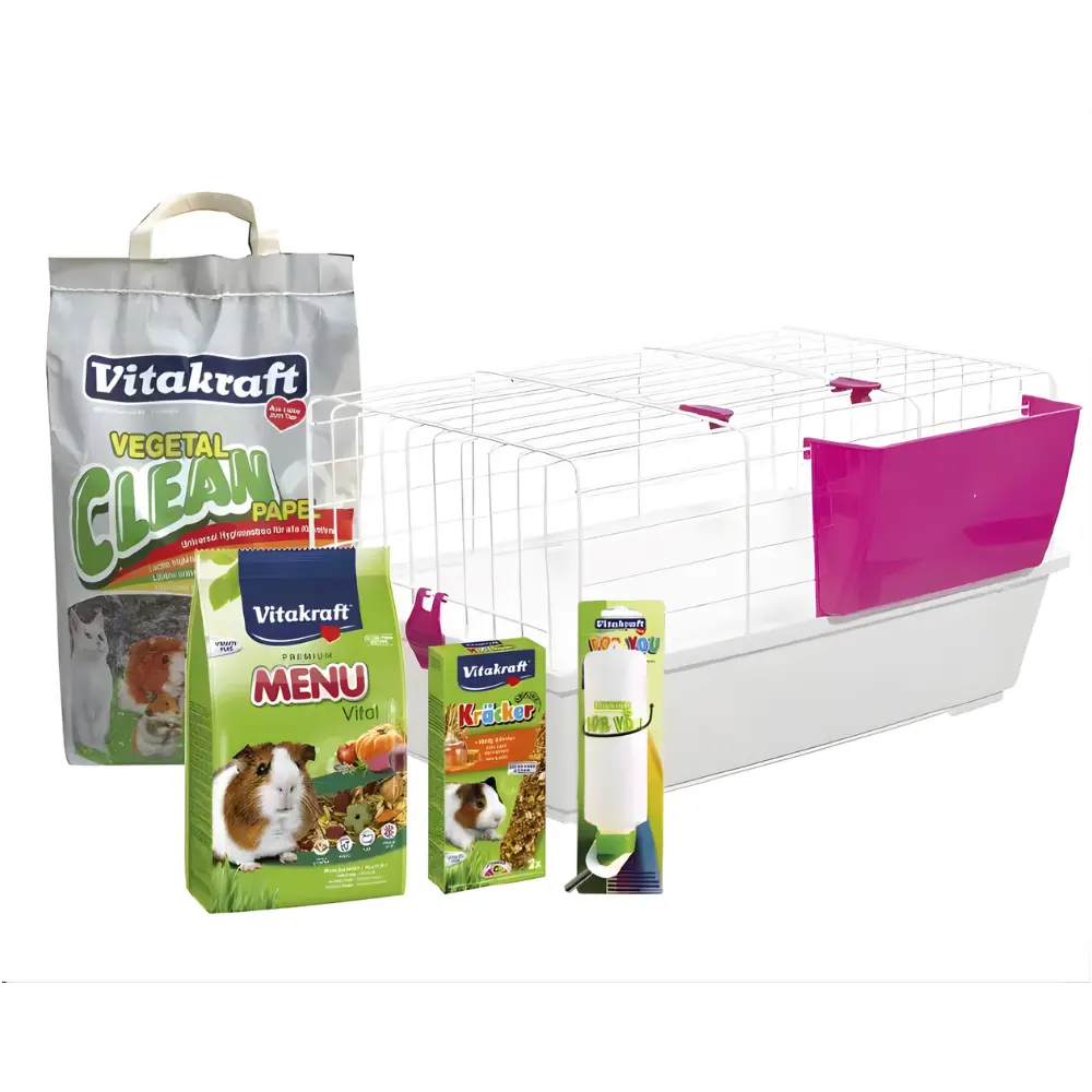 Kit Voltrega Jaula Cobaya 933 (58X36X31 Cm)
