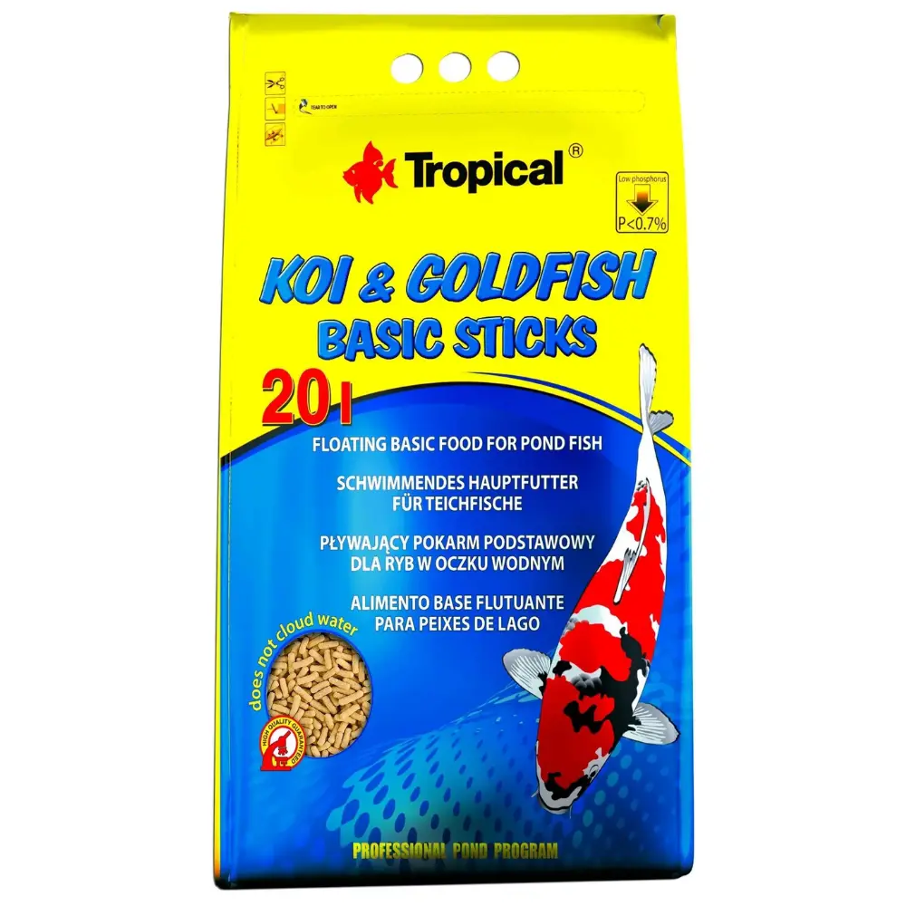 Tropical Koi & Goldfish Basics Sticks Comida para Peces - Image 4