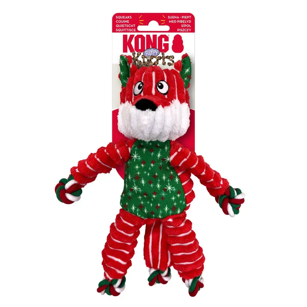 KONG Floppy Knots Fox S/M Juguete para Perros