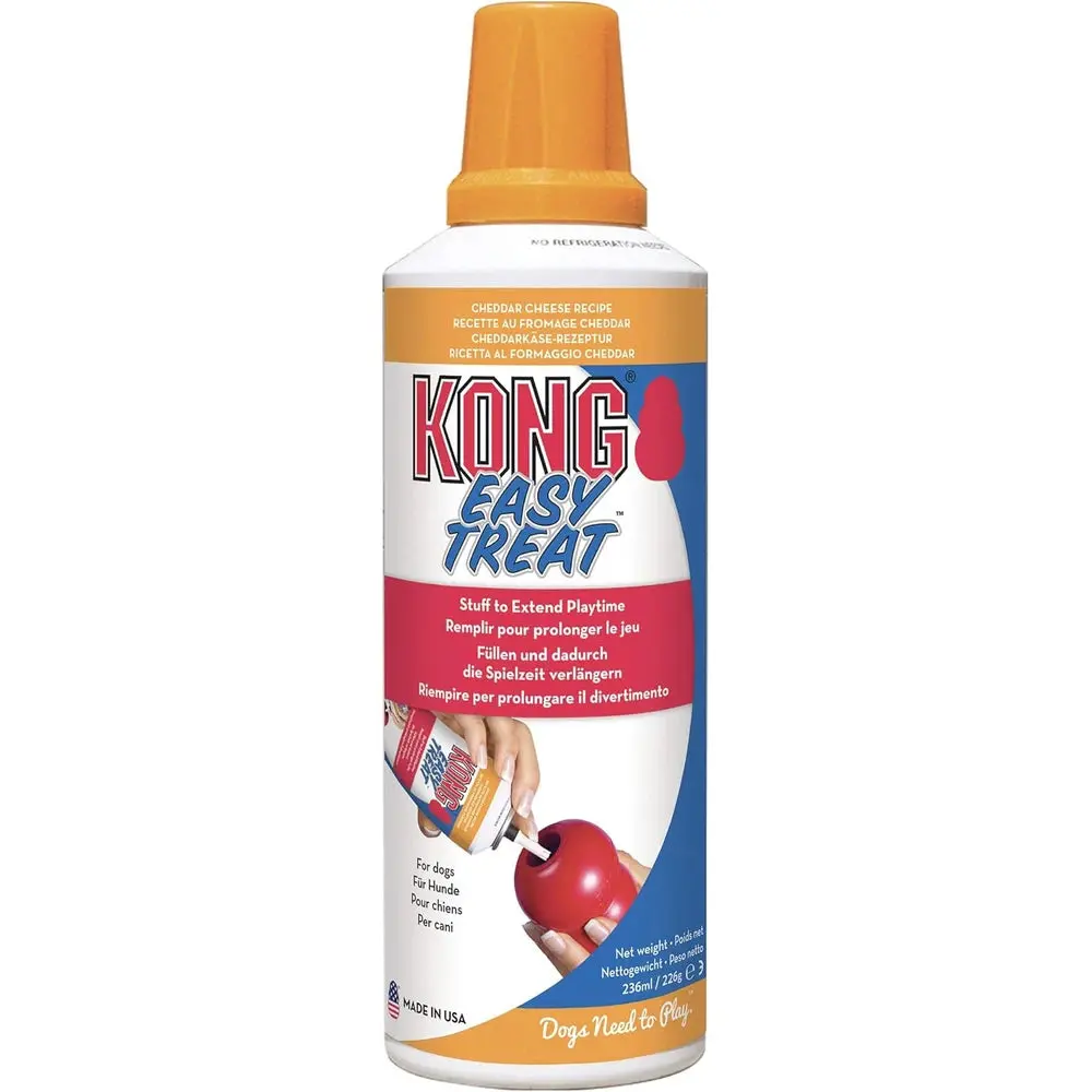 KONG Pasta Easy Treat Sabor Queso Cheddar para Perros 226 g