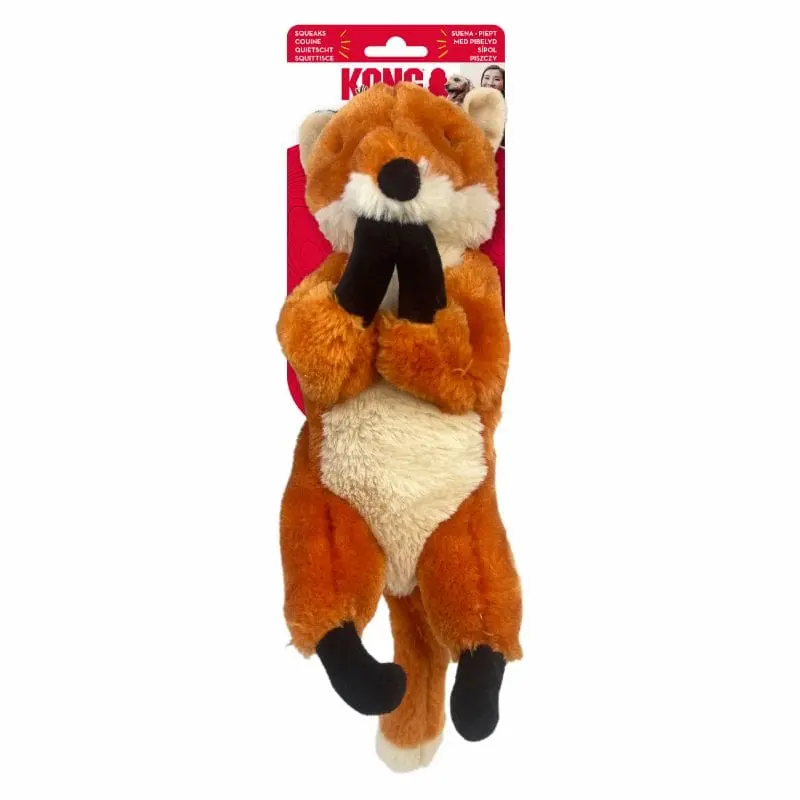 KONG Wild Low Stuff Fox M Juguete para Perros