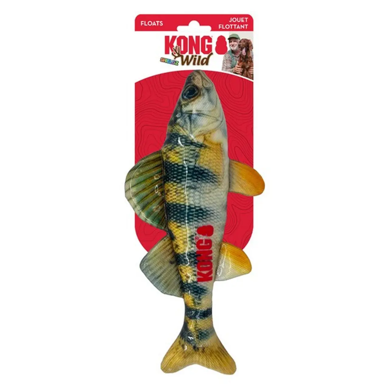 KONG Wild Shieldz Trout M Juguete para Perros