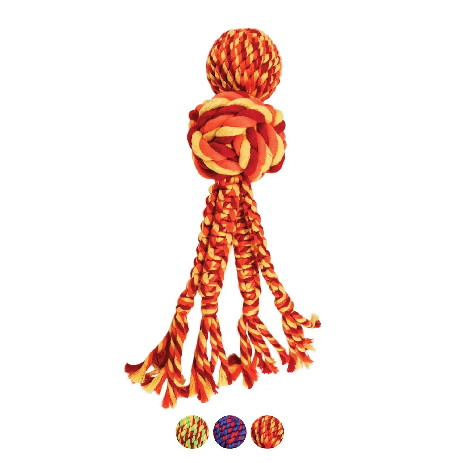 KONG Wubba Weaves With Rope Large