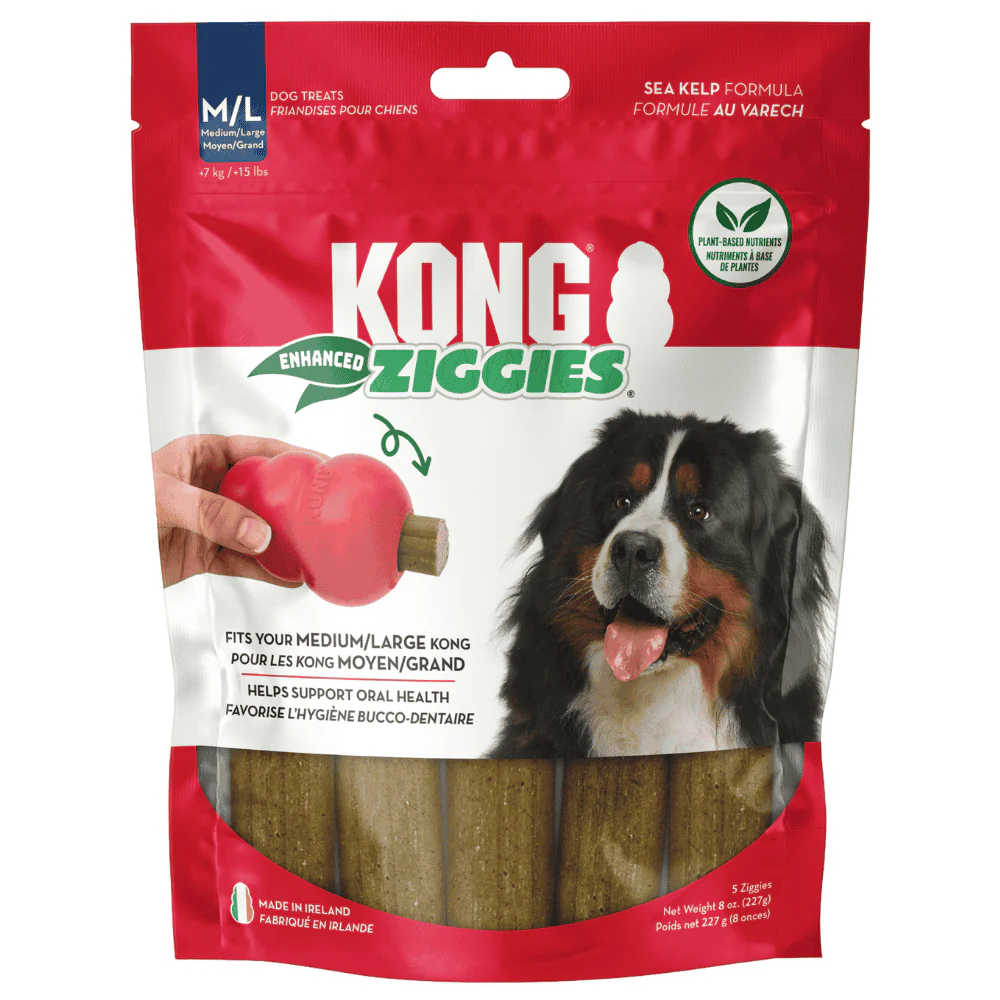 KONG Ziggies Enhanced Snack para Perros Adultos y Cachorros - Image 3