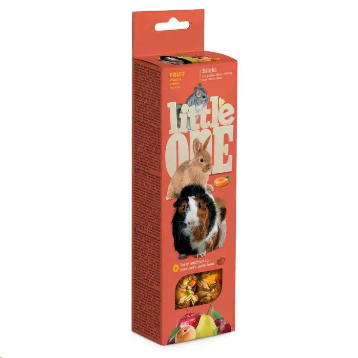 Little One Barritas Roedores con Fruta 2X60 g