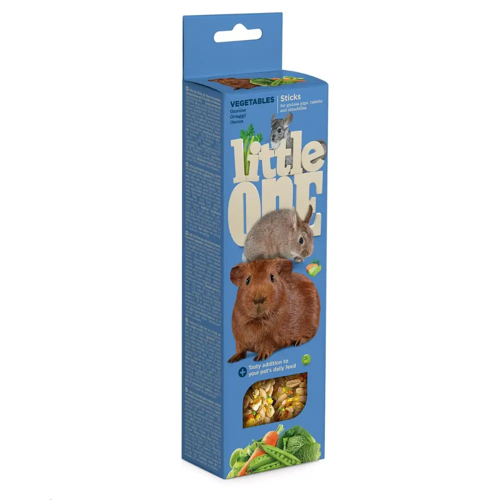 Little One Barritas Roedores con Verdura 2X60 g