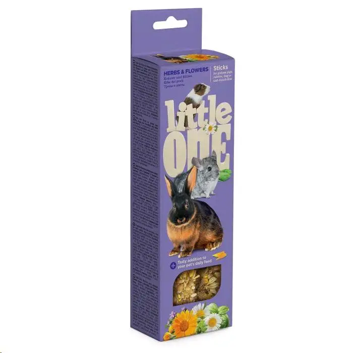 Little One Barritas Roedores Hierba y Flores 2X55 g
