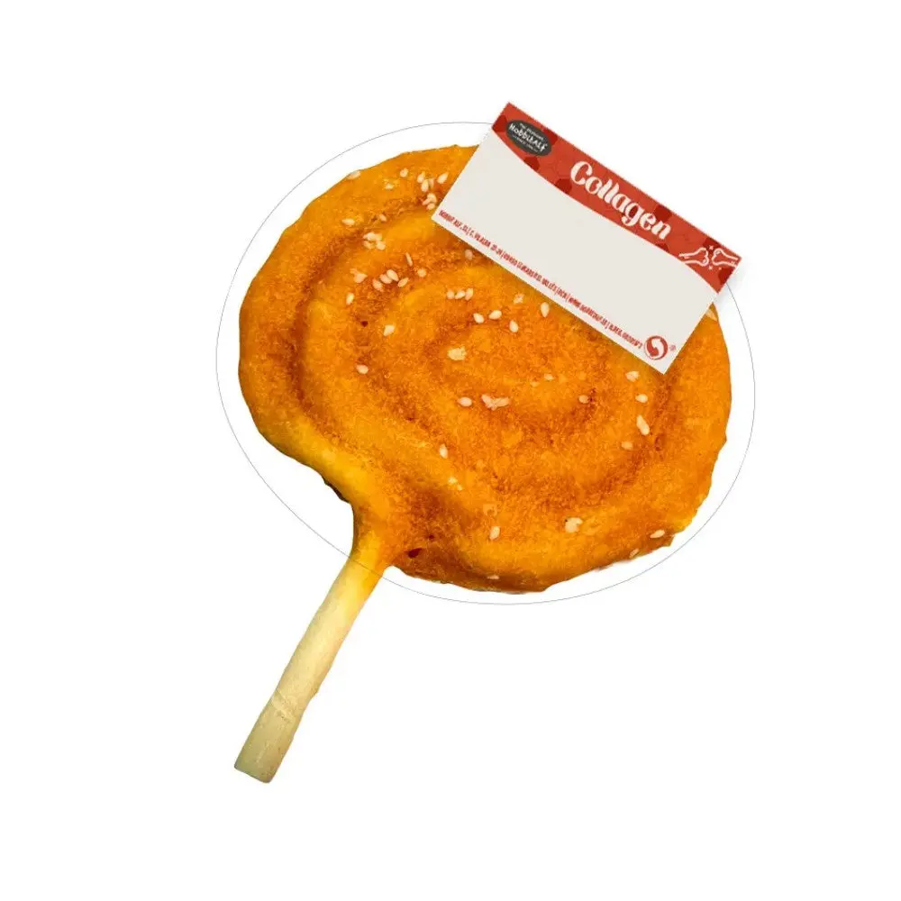 Hobbitalf Lollipop de Colágeno con Pollo y Sésamo 10 cm - Snack para Perros