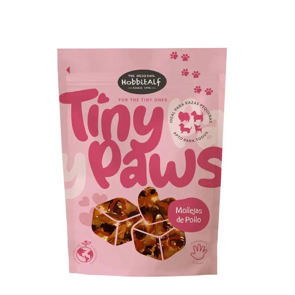 Hobbitalf Mini Mollejas de Pollo 80 g Snack Natural para Perros