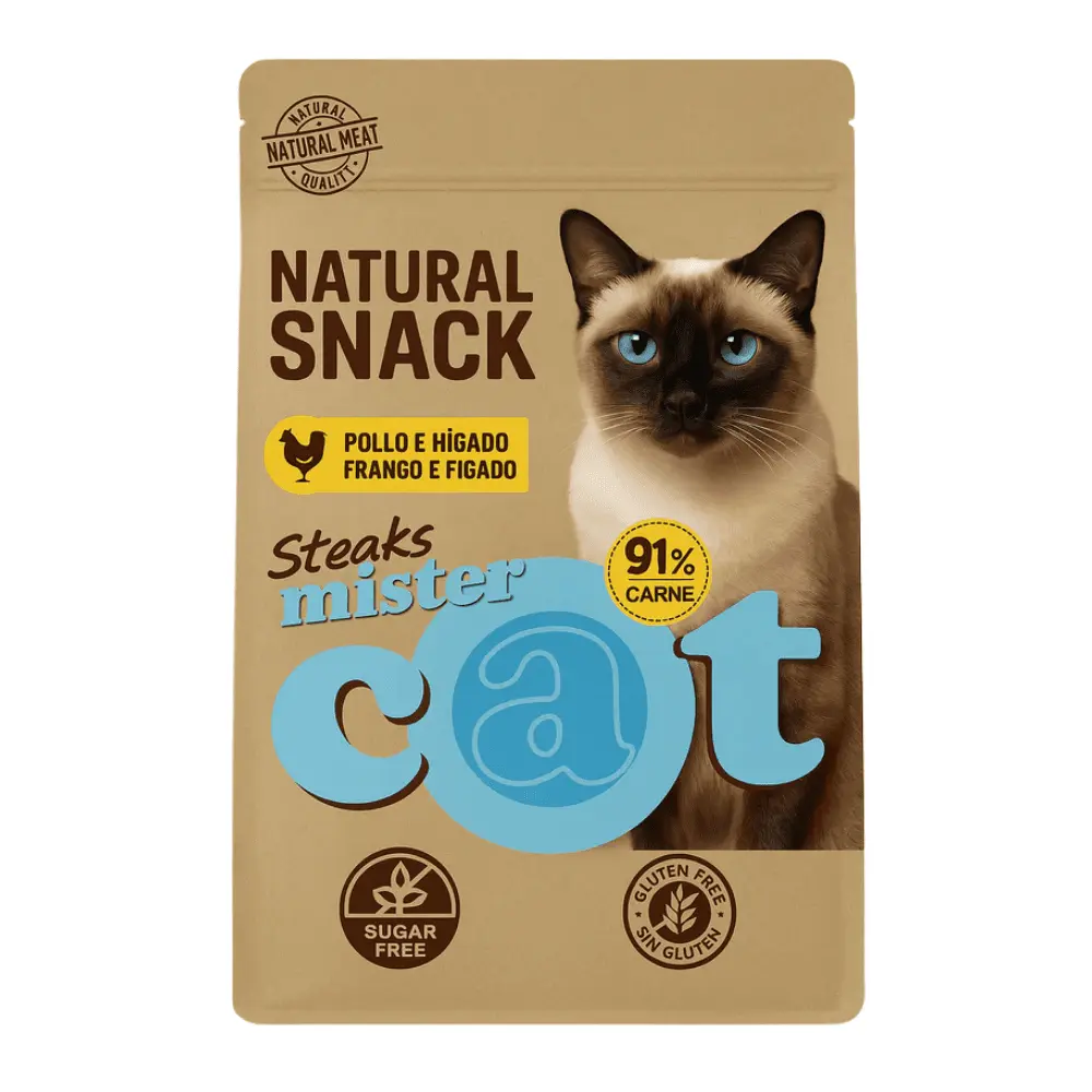 Mister Cat Snack Natural Steaks para Gatos 35 g - Image 3