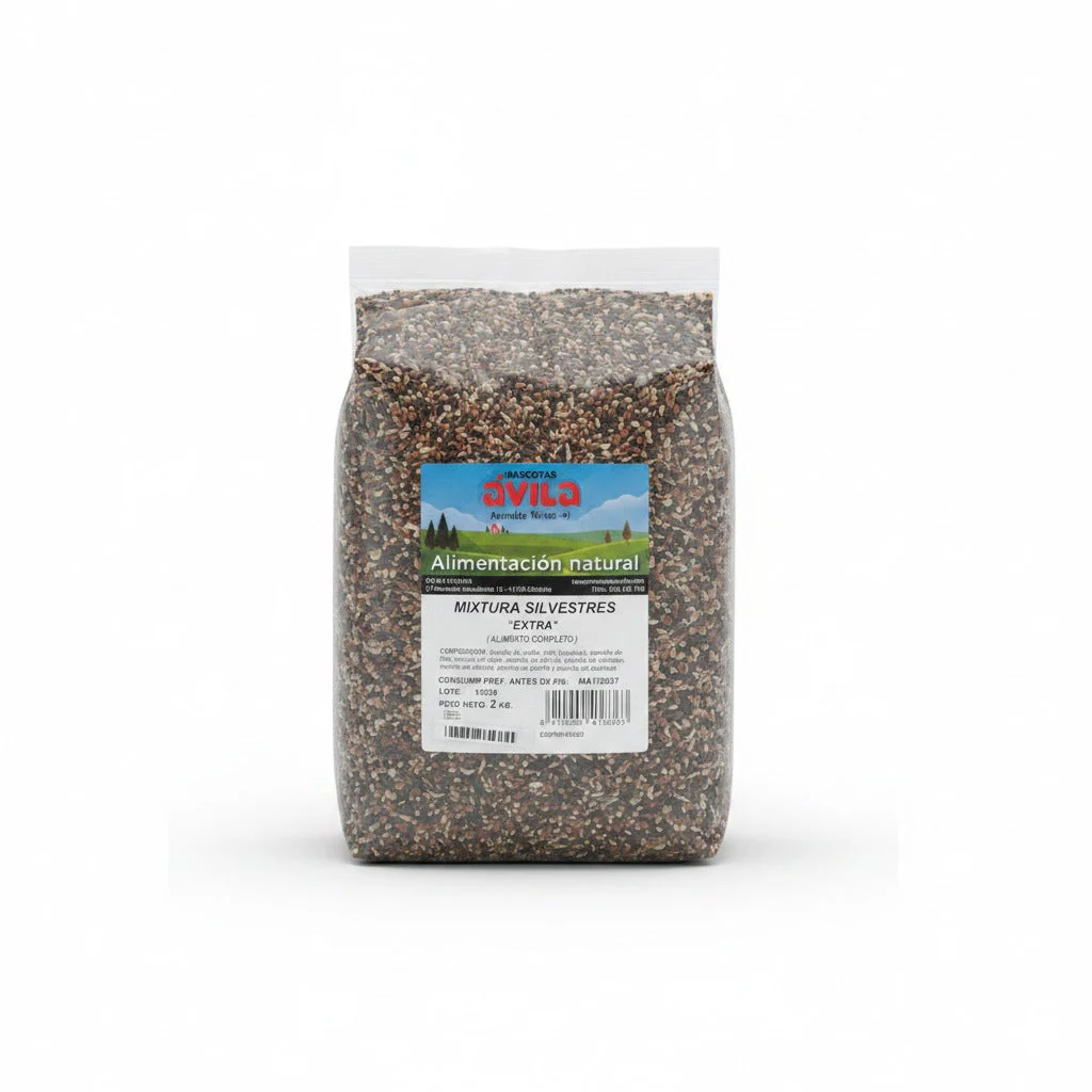 Sinfonía Mixtura Silvestre Extra Bolsa 2 kg Comida para Pájaros