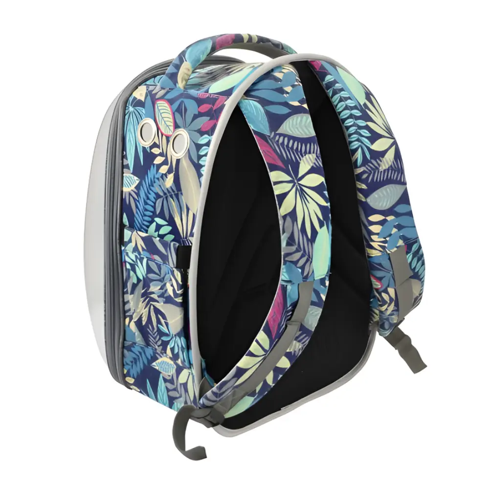 Mochila Para Mascotas Space con Flores 33X26X43 cm - Image 2