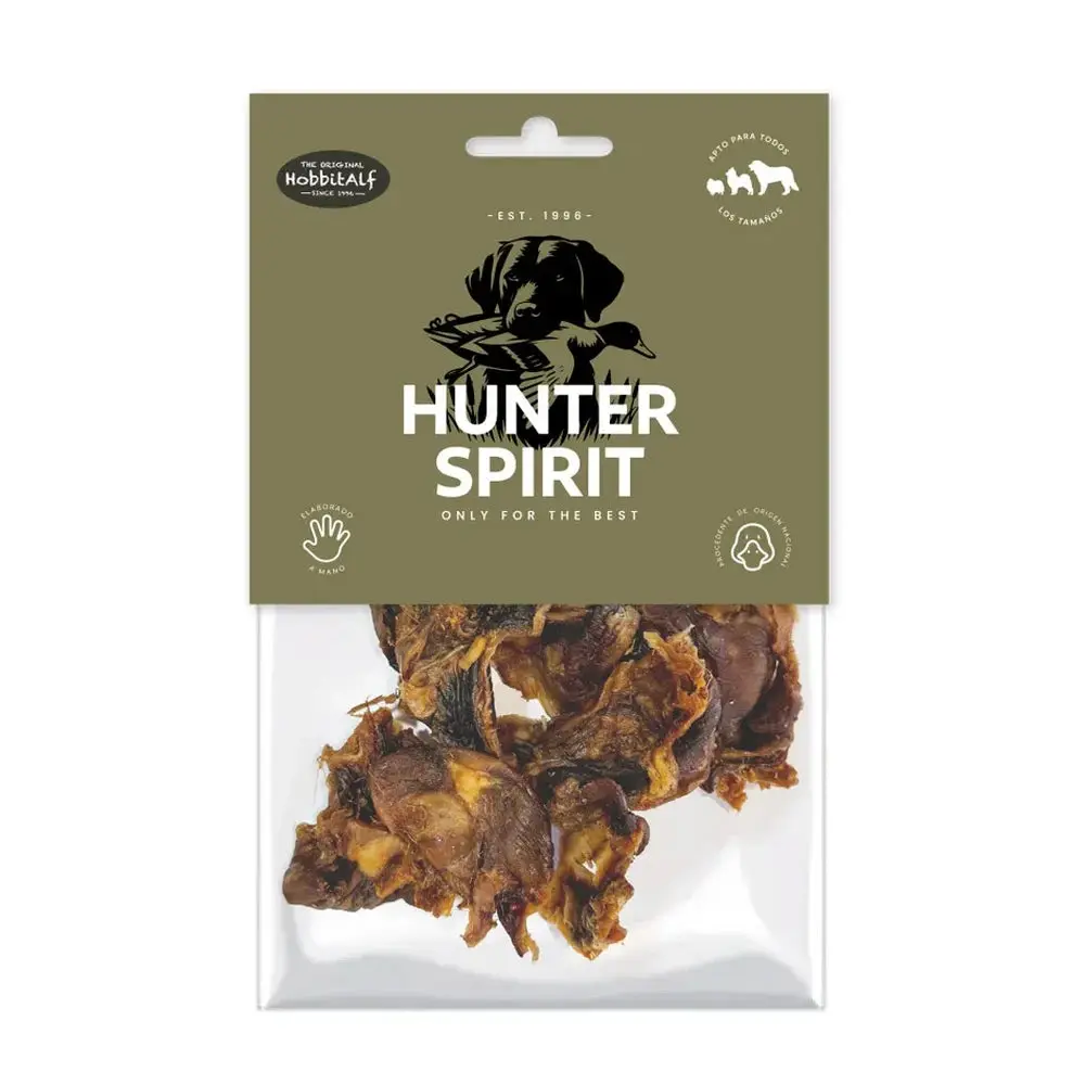 Hobbitalf Mollejas de Pato 150 g - Snack Natural para Perros